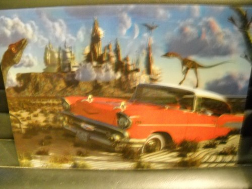 Xenozoic Tales 1957 Chevy Lenticular (3D) Lentograph Print 13 1/2 X 9 1/2 - Bild 4 von 11
