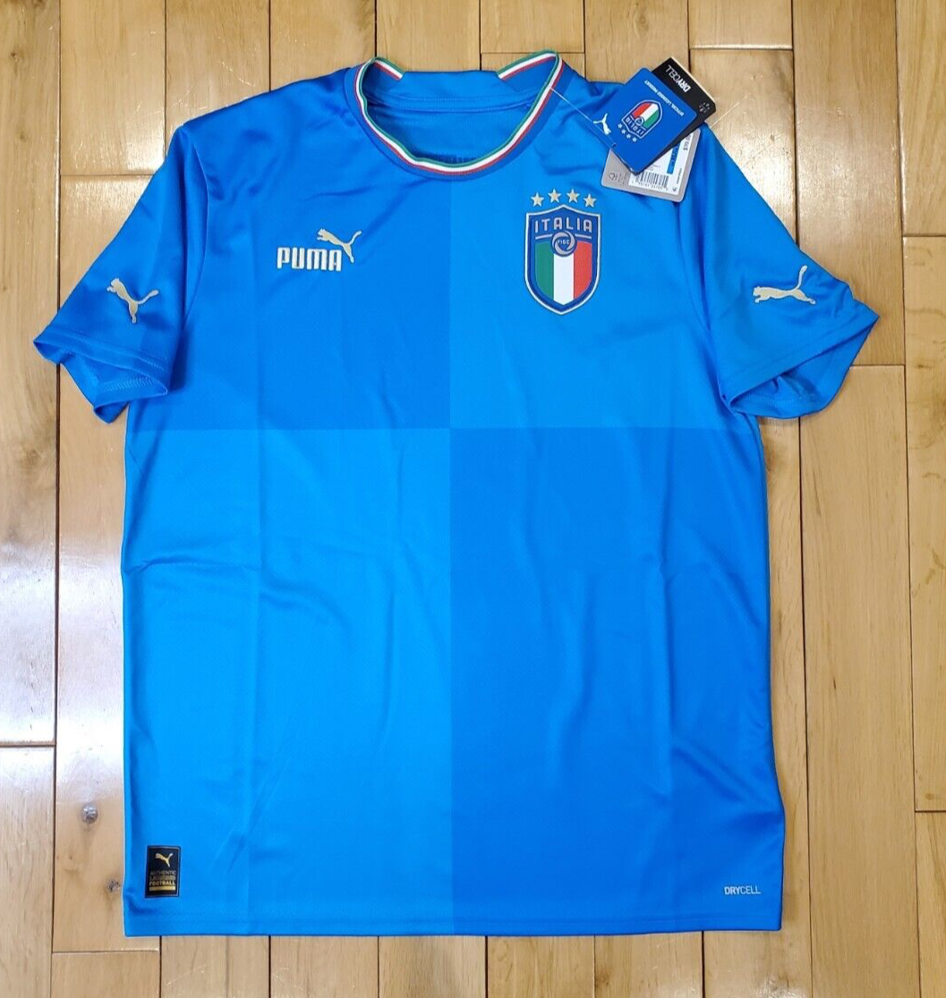 PUMA イタリア代表ユニフォームDRYCELL 2022 Puma Dry Cell USP ITALIA National Soccer Home Team
