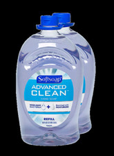 Softsoap Advanced Clean Liquid Hand Soap Refill, 80 oz, 2 Count Total 160 FL OZ