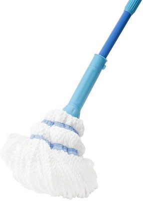 Spontex Twist Mop | Mikrofaser-Mopp mit integriertem Selbstauswringsystem ohne Scr...