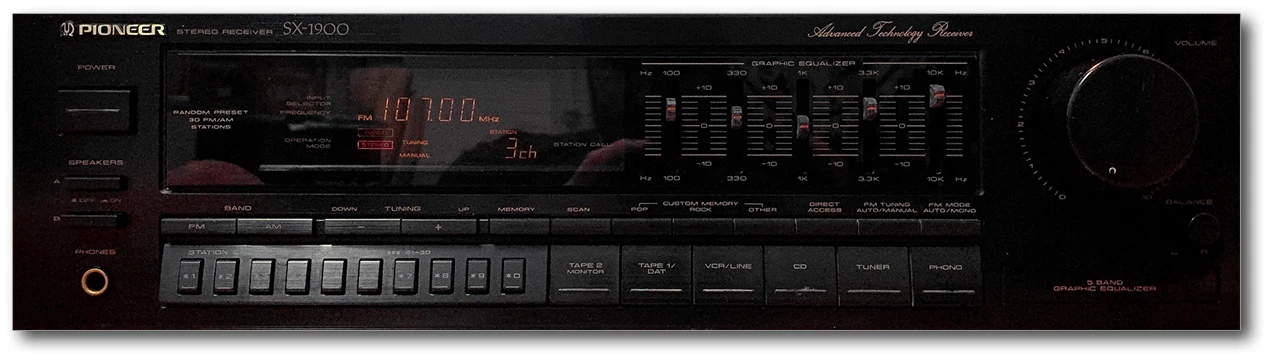 Pioneer SX-1900 🌈RaRe🌈 Vintage Stereo Receiver - Picture 6 of 6