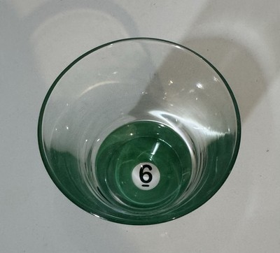 Old Fashion Glassware Billiard Barware Glass- 6 Ball