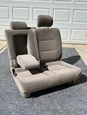 2001-2004 Toyota Sequoia Rear Second Bench Seat Left Gray Cloth Oem 2001-2004 Toyota Sequoia Rear Second Bench Seat Left Gray Cloth Oem