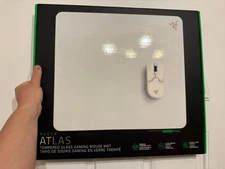 Razer Atlas - Tempered Glass Gaming Mouse Mat - LARGE SIZE! 450 X 400 mm