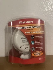 New First Alert 10 Year Smoke & Fire Alarm Detector Lithium Battery SA340CN
