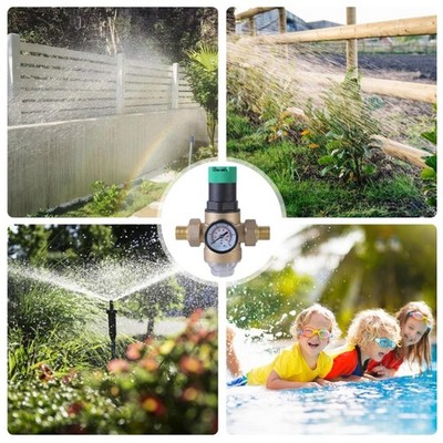 Adjustable Pressure Reducing Valves DN15/DN20 Pressure Regulator Easily Install