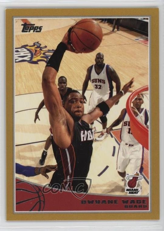 2009-10 Topps Gold 641/2009 Dwyane Wade #143 HOF 4f5