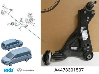 Querlenker vorne rechts. V-Klasse W447, W448 *A4473301507* Original MB