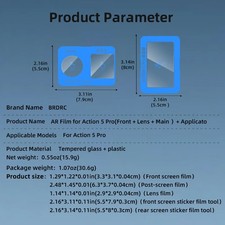 Enhancement Film Cameras Lens Screen Film Accessories for DJI OSMO ACTION 5 PRO