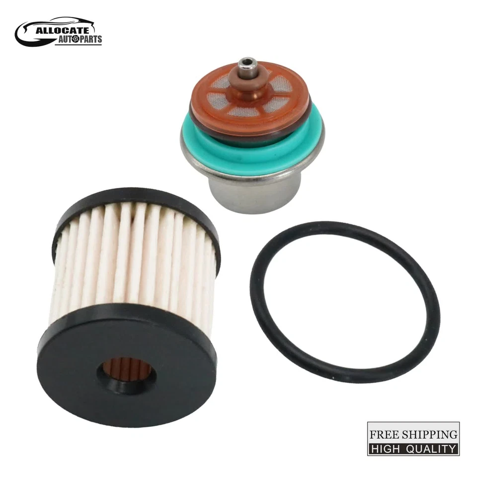 NUEVO regulador de presión de combustible + kit de filtro para Harley Davidson FLD/FLHR/FXD/FXDWG Foto 2 de 4