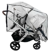 Rain Cover for UPPAbaby Vista V2/V3 Double Stroller w/Rumble Seat by SASHA'S ...