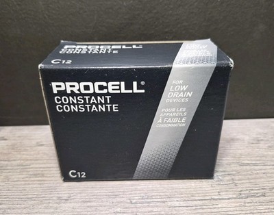 Duracell Procell C Batteries 12 Pack - Long Lasting Power for Electronics