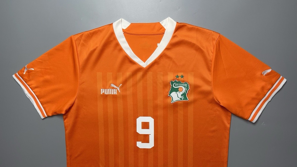 COTE D'IVOIRE PUMA 2022/2023 FOOTBALL HOME JERSEY #9 ZAHA SIZE “M