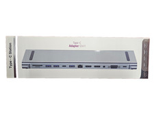 12-in-1 USB C Docking Station Triple Monitor Multiport Adapter 100W PD in USB3.0