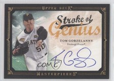 2008 Upper Deck Masterpieces Stroke of Genius Tom Gorzelanny #SG-TG Auto a7m