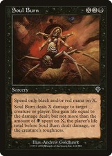 [MTG] Soul Burn (124) (INV) HP-DMG