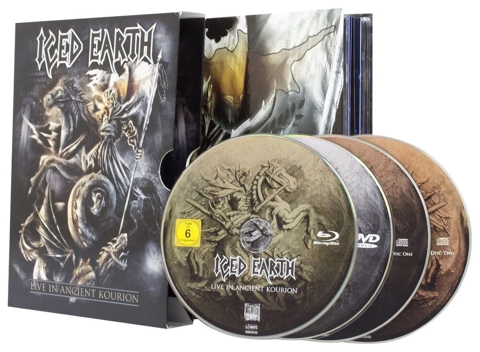 Iced Earth - Live In Ancient Kourion - ltd. Deluxe Edition Blu-Ray, DVD, 2CD OVP - Bild 3 von 3
