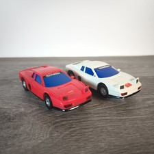 2 X 1/43 Scale Ferrari Testarossa Slot Racing Cars - All Working - Artin