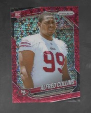 2025 Prizm Prizm No Huddle Red #388 Alfred Collins RC - Rookie Card 63  ID:69427