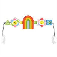 Baby Bouncer Toy Bar - Colorful Wooden Toys for Motor Skills Development