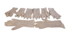 4 Sets Of Ladies Vintage Dress Gloves Cream