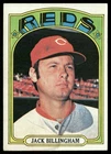 Jack Billingham 1972 Topps #542 Cincinnati Reds Good-VG Stain