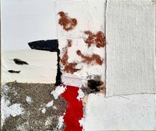 ALBERTO BURRI 084- MERAVIGLIOSA RIPRODUZIONE  - TELA 60X70