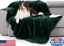 gogobunny Waterproof Pet Blanket Reversible Sherpa Fleece Throw Couch Bed Cover