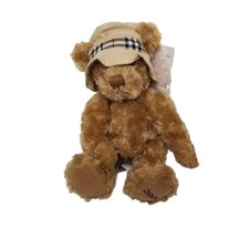Burberry Fragrances Teddy Bear 2006 Russ Berrie Check Bucket Hat NWT 12 Inch