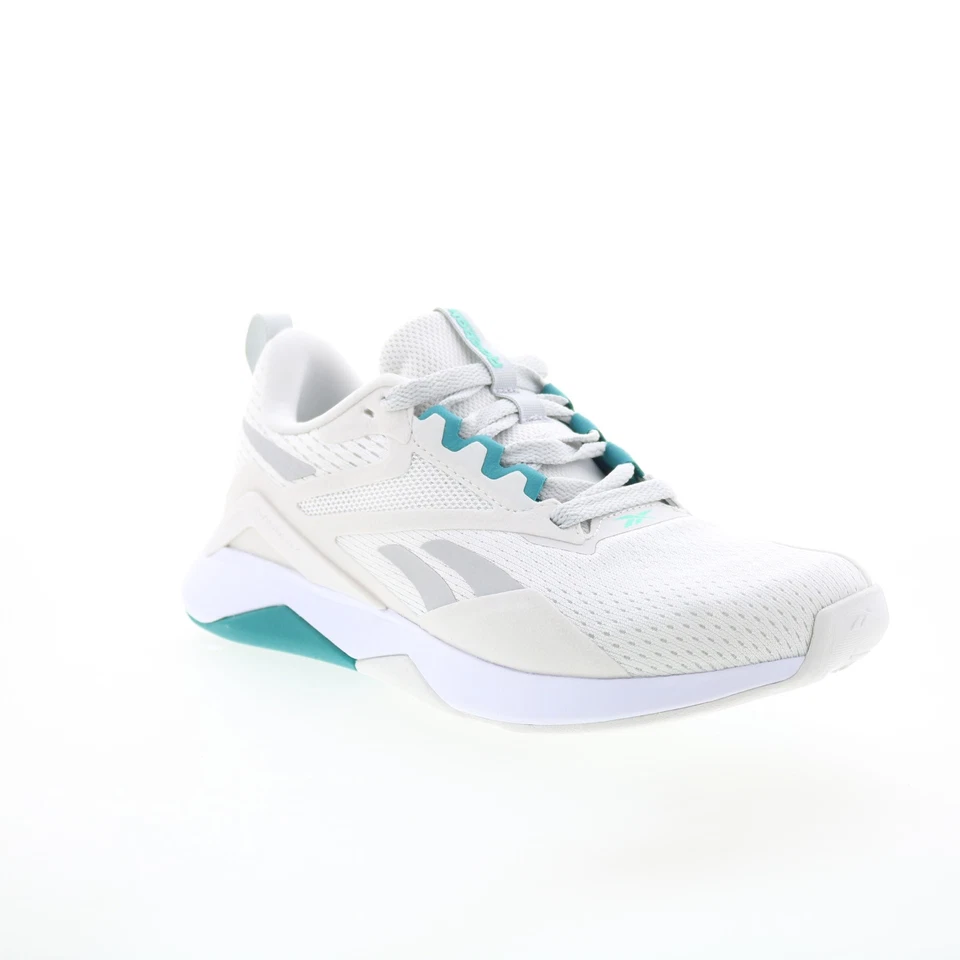 Reebok Nanoflex TR 2 Womens Gray Mesh Athletic Cross Training Shoes - Image 2 of 4