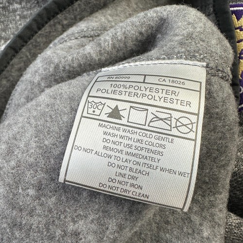 Orlando City SC Sweater Mens Extra Large Gray Quarter Zip Pullover Fleece - Picture 7 of 9