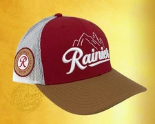 New Rainier Beer  American Needle Men's Trucker Snapback Cap Hat
