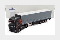 Eligor 118642 Scania S500 Truck Mit Plane Duls Transporte 2021 Schwarz Grau