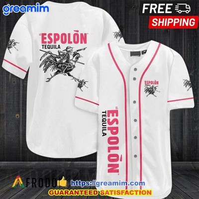 Espolon Tequila White Version Baseball Jersey