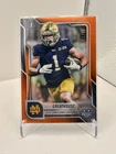 2025 Bowman Chrome University Football Orange Refractor Jaden Greathouse #63