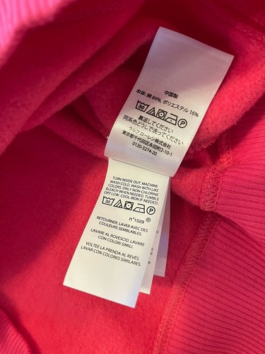 Polo Ralph Lauren Polo Sport Women’s Quarter Zip Pink Colorblock Sweatshirt Sz S - Picture 8 of 10