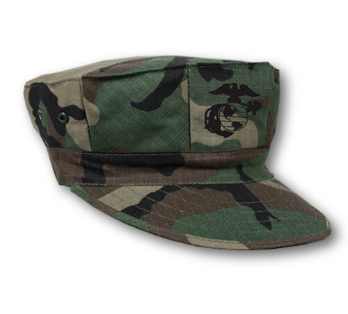 Marine Corps ERDL Woodland Utility Cover - USMC Leaf Pattern
