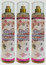 Bath  Body Works Bright Christmas Morning Fine Fragrance Mist X3