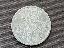 Sammlerstück 20 Heller Protektorat Böhmen und Mähren 1942