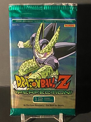 Dragon Ball Z TCG Panini Perfection Booster Pack Factory Sealed