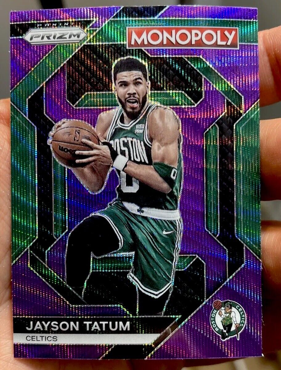 Jayson Tatum 2023-24 Prizm Monopoly Purple Prizm Wave PS2 Jayson Tatum 2023-24 Prizm Monopoly Purple Prizm Wave PS2