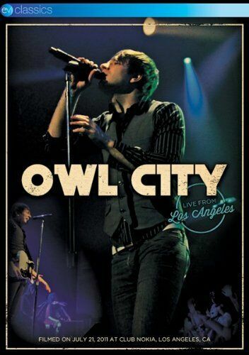 Owl City Live From Los Angeles DVD (Eagle Vision) Nuovo e Sigillato