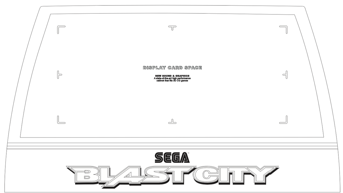 Sega blast city dans jeux de café