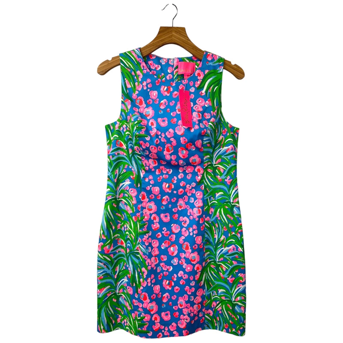 Lilly Pulitzer Mila Stretch Shift Dress in TURQUOISE SHORE Size 8