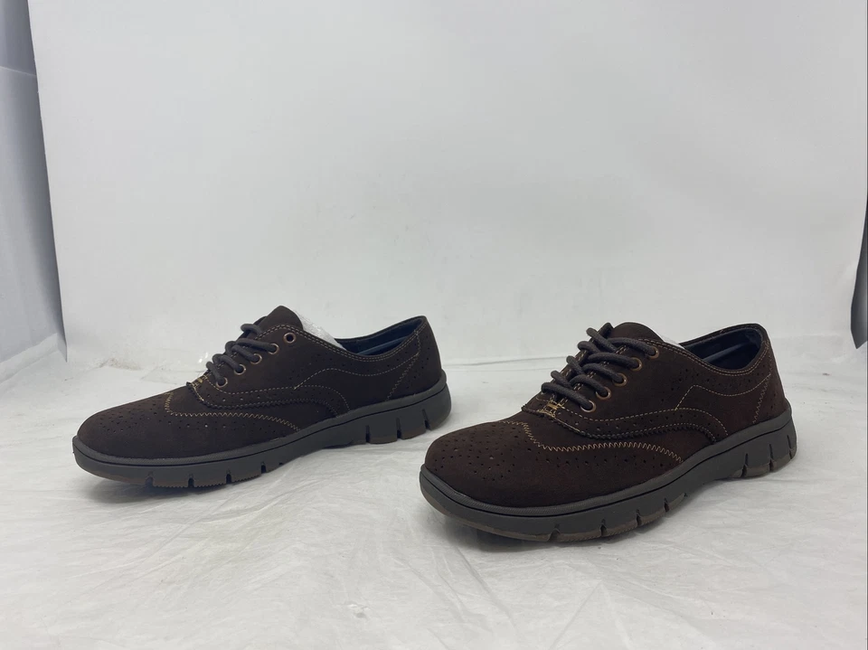 Oxford Lucky Feminino Camurça Marrom Easy Street Tamanho 6M EUA  - Imagem 2 de 4