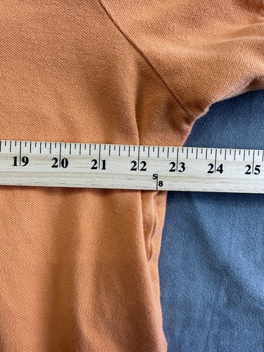 Ralph Lauren Poloshirt Orange Kurzarm 2 Knopf Herren XL Classic Fit Pony - Bild 7 von 9