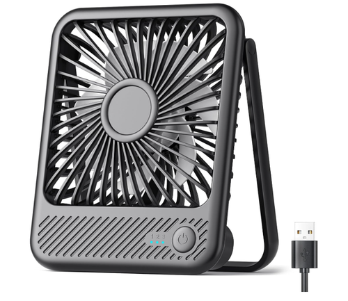 Desk Fan Oscillating Small Stand Room Cooling Cooler Electric Quiet Work,
