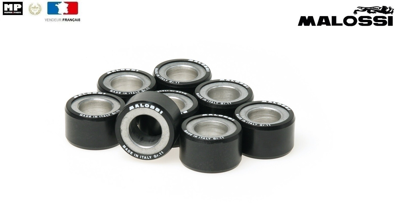 Galet Malossi Ø25x14,9 rouleau de précision pour variateur T-Max 530