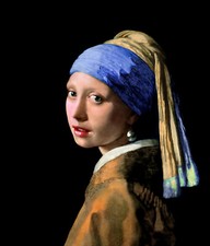 Johannes Vermeer - Girl with a Pearl Earring Giclee Fine Art Print on Canvas 48"