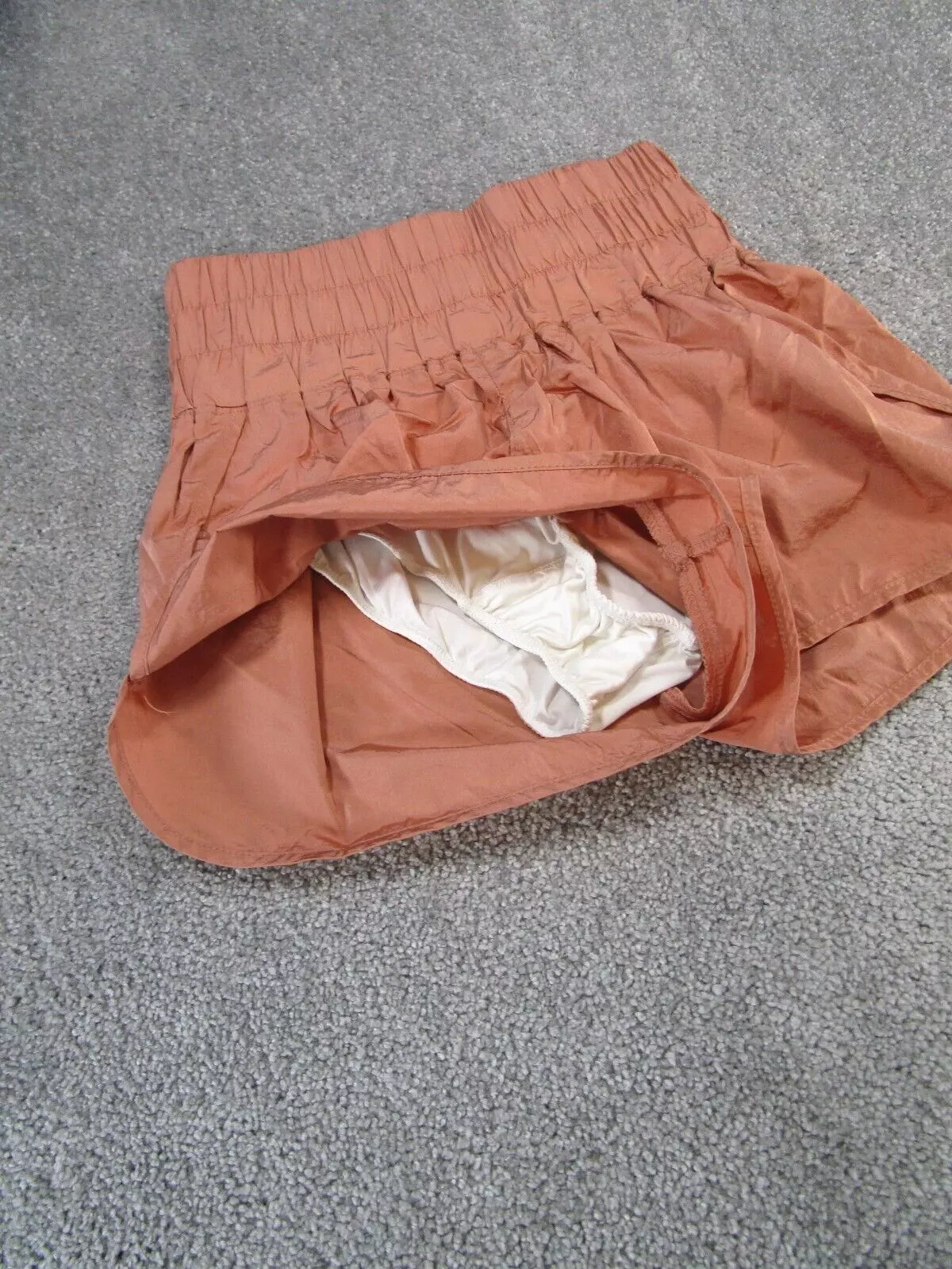 free-people-movement lightweight wide waistband shorts